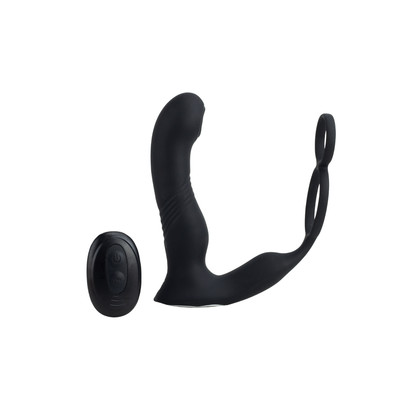 Estimulador de Próstata com 9 Modos de Vibração com "Batidinhas", Movimentos de Vai e Vem, Controle Remoto e Recarregável - Bump Orgasm | 13,7 x 3,5 cm