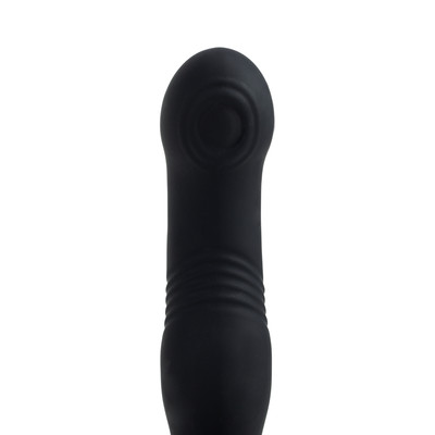 Foto 4 do produto Estimulador de Próstata com 9 Modos de Vibração com "Batidinhas", Movimentos de Vai e Vem, Controle Remoto e Recarregável - Bump Orgasm | 13,7 x 3,5 cm