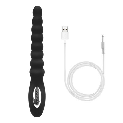 Foto 4 do produto Estimulador de Próstata Escalonado Recarregável em Silicone de Toque Suave e 10 Modos de Vibrações - Yunman | 13 x 2,7 cm