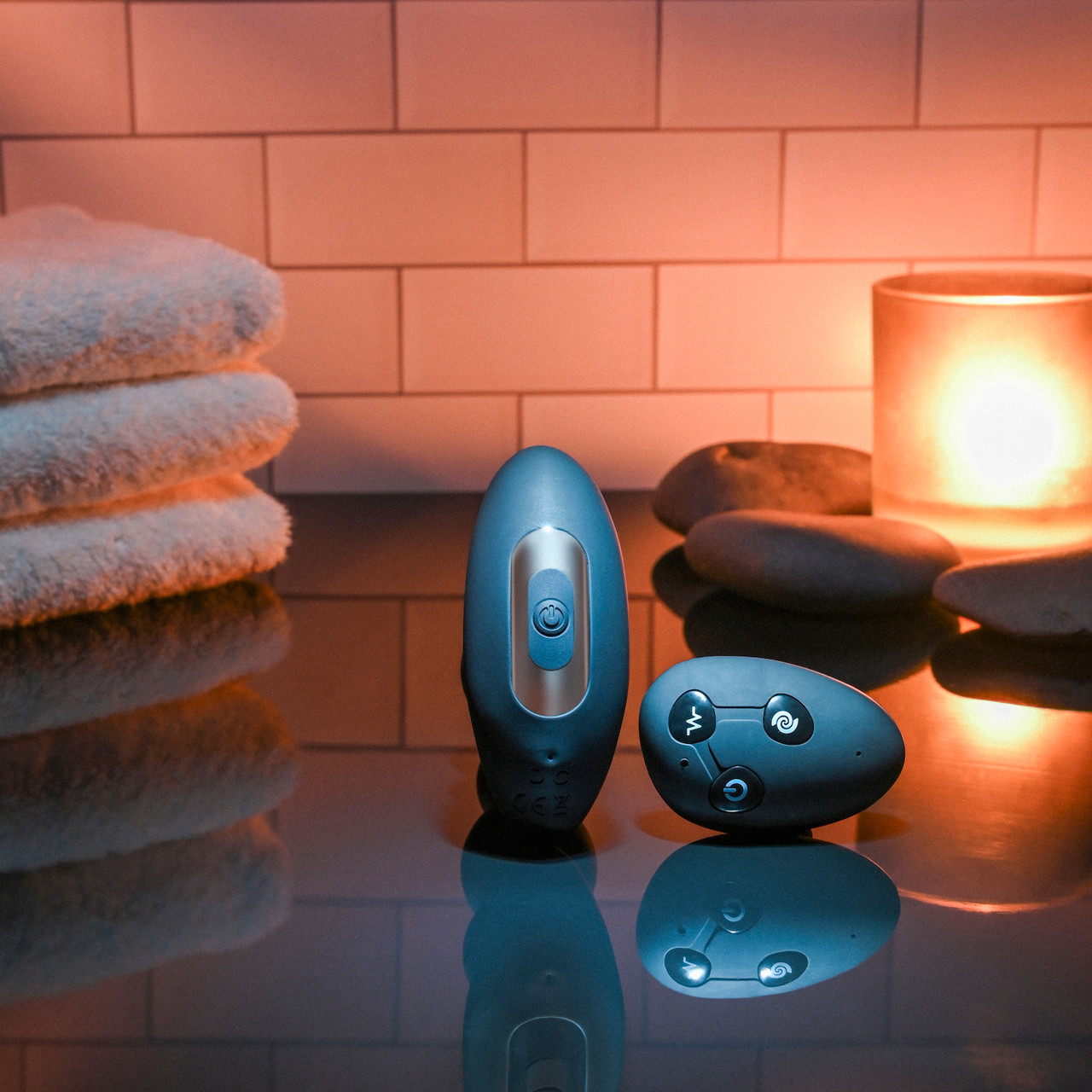 Estimulador de Próstata Escalonado em Silicone com 10 Vibrações, Funções de Rotação e Controle Remoto sem Fio - Evolved Bump N' Groove | 10,5 x 3,3 cm - 5