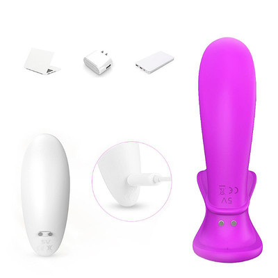 Foto 5 do produto Vibrador Ponto G e Clitóris Recarregável com 9 Modos de Vibração e Controle Remoto sem Fio - S-Hande Butterfly-RCT | 9 x 3,3 cm | Disponível em 2 Cores
