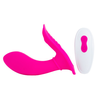 Foto 6 do produto Vibrador Ponto G e Clitóris Recarregável com 9 Modos de Vibração e Controle Remoto sem Fio - S-Hande Butterfly-RCT | 9 x 3,3 cm | Disponível em 2 Cores