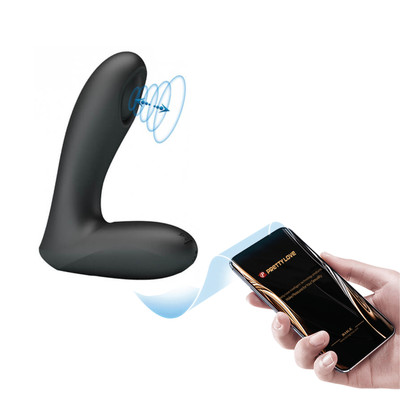 Estimulador de Próstata e Períneo em Silicone com 12 Modos de Pulsação, Recarregável via Cabo USB e Controle via Aplicativo - Pretty Love Archenemy II | 8,8 x 3,2 cm