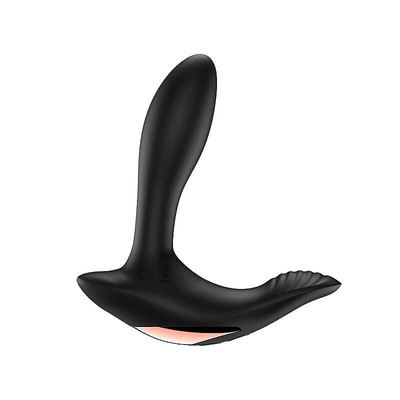Foto 3 do produto Estimulador de Próstata e Períneo em Silicone com 7 Modos de Vibração, Função Aquecimento e Controle sem Fio - 9,3 x 3,1 cm