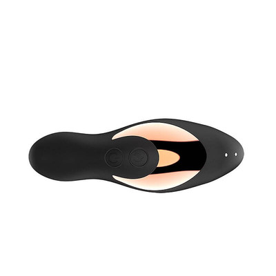 Foto 4 do produto Estimulador de Próstata e Períneo em Silicone com 7 Modos de Vibração, Função Aquecimento e Controle sem Fio - 9,3 x 3,1 cm