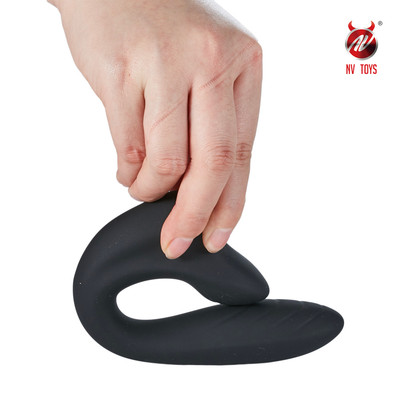 Estimulador de Próstata e Períneo em Silicone Aveludado com Vibração Única - NV TOYS Aliens - 11,6 x 3,1 cm