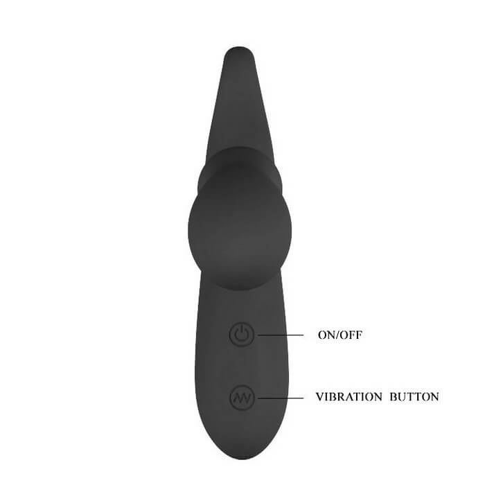 Estimulador de Próstata e Períneo em Silicone Soft Touch com 30 Modos de Vibração - Pretty Love Barrack | 10,6 x 3,3 cm - 4