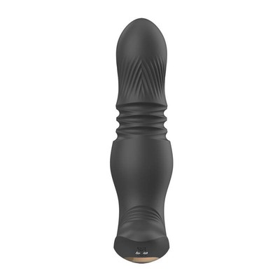 Foto 5 do produto Estimulador de Próstata Recarregável com Movimento Vai e Vem, 7 Modos de Vibração e Controle Remoto Sem Fio - Pleasure Dreams | 12,3 x 3 cm