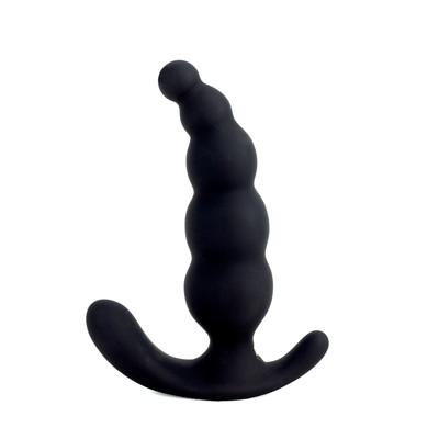 Foto 3 do produto Estimulador de Próstata Recarregável em Silicone com Formato Escalonado, 9 Modos de Vibração e Controle Remoto Sem Fio - S-Hande Dipper-RCT | 13 x 4 cm