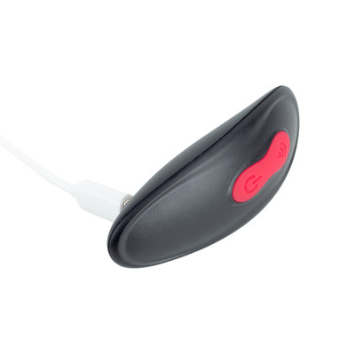 Foto 6 do produto Estimulador de Próstata Recarregável em Silicone com Formato Escalonado, 9 Modos de Vibração e Controle Remoto Sem Fio - S-Hande Dipper-RCT | 13 x 4 cm