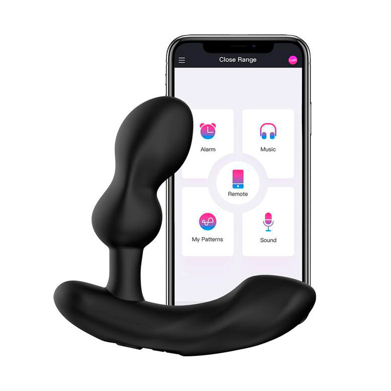 Estimulador de Próstata e Períneo em Silicone, 7 Modos de Vibração com Controle por Aplicativo - Lovense Edge 2 | 10,5 x 3,3 cm - 2