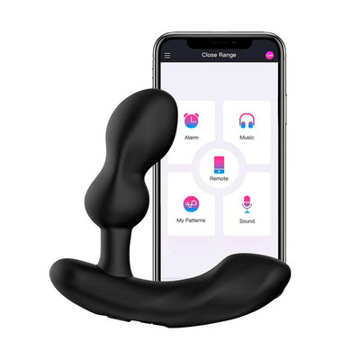 Foto 2 do produto Estimulador de Próstata e Períneo em Silicone, 7 Modos de Vibração com Controle por Aplicativo - Lovense Edge 2 | 10,5 x 3,3 cm