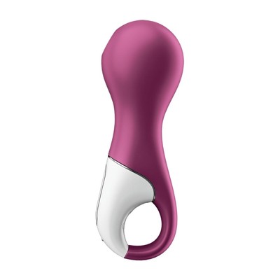 Foto 4 do produto Estimulador Clitoriano Recarregável com 11 Intensidades de Pulsação e 10 Modos de Vibração - Satisfyer Lucky Libra | 15 x 5 cm