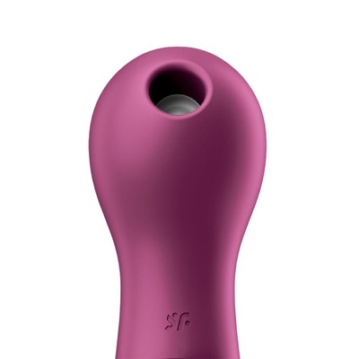 Foto 5 do produto Estimulador Clitoriano Recarregável com 11 Intensidades de Pulsação e 10 Modos de Vibração - Satisfyer Lucky Libra | 15 x 5 cm