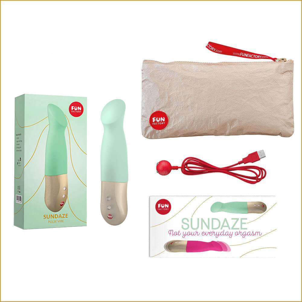 Estimulador em Silicone com 15 Modos de Pulsação, Carregamento via Cabo USB, Função de Memória e Bloqueio de Viagem - Fun Factory Sundaze | 17,3 x 3,6 cm | Disponível em 2 Cores - 10