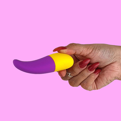 Estimulador em Silicone com Formato de Língua, 10 Modos de Vibração, Silencioso, Resistente à Água e Recarregável - Intt Toys La Lingueta Collors