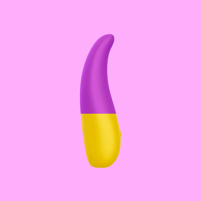 Foto 3 do produto Estimulador em Silicone com Formato de Língua, 10 Modos de Vibração, Silencioso, Resistente à Água e Recarregável - Intt Toys La Lingueta Collors