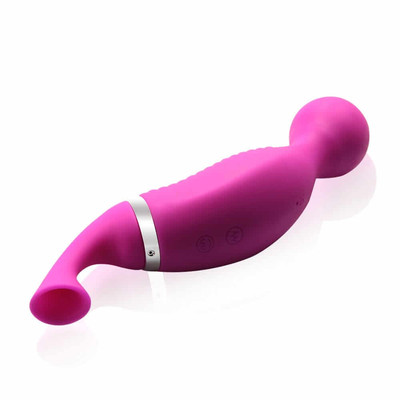 Foto 2 do produto Vibrador Estimulador de Clitóris em Silicone com 12 Modos de Vibração, 12 Níveis de Sucção, Recarregável e Resistente à Água - Pretty Love Magic Flute ll