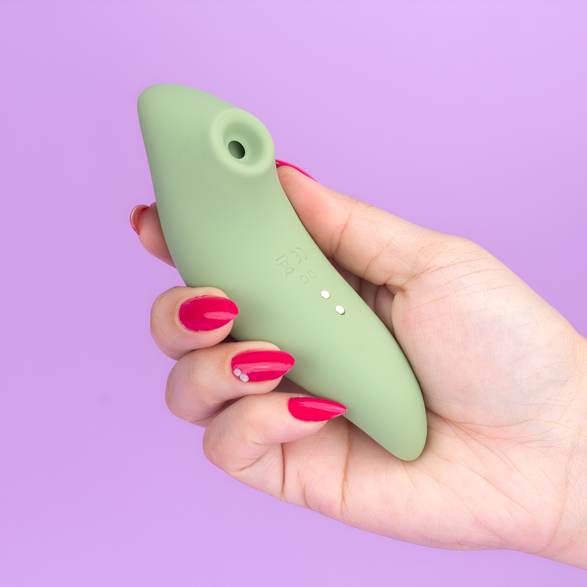 Estimulador Sugador de Clitóris em Silicone com 5 Modos de Pulsação, Resistência à Água e Recarregável via USB - Exclusiva Frida | 12,8 x 3,8 cm | Disponível em 4 Cores - 8