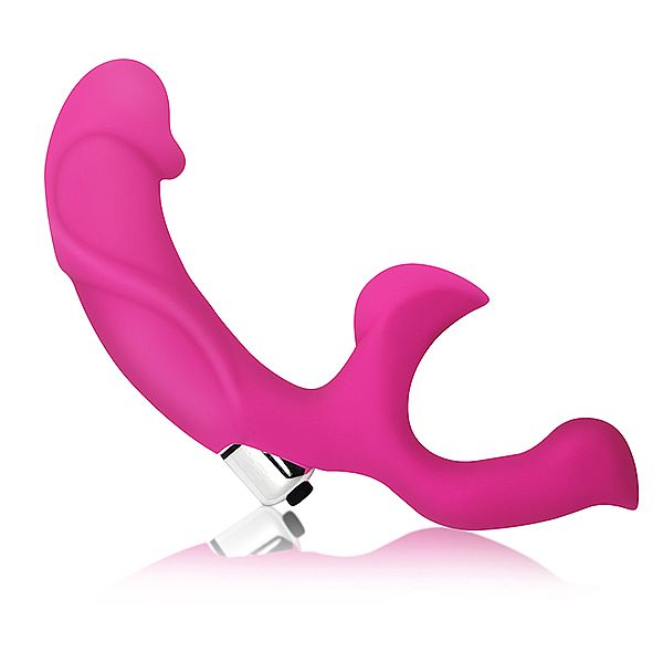 Eva Collection - Vibrador Strapless - Strap-on sem Cinta Feito em Silicone | Cor: Rosa - 2