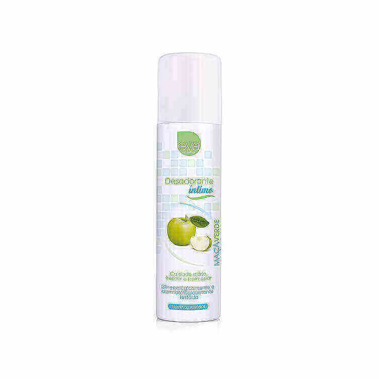 Desodorante Íntimo com Aroma de Maçã Verde em Aerosol - Eva Cosméticos - 166 ml | Testado Dermatologicamente e Ginecologicamente - 1