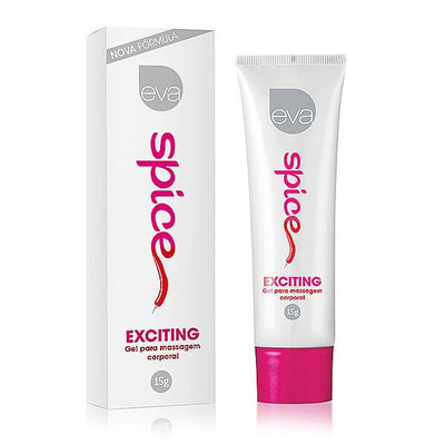 Gel Facilitador de Orgasmo com Efeito Excitante de Aquecimento - Eva Spice Exciting - 15 G