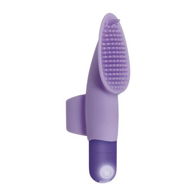 Foto 2 do produto Dedeira Estimuladora de Clitóris com Cerdas Estimuladoras, 10 Modos de Vibração e Carregamento via Cabo USB - Evolved Fingerific