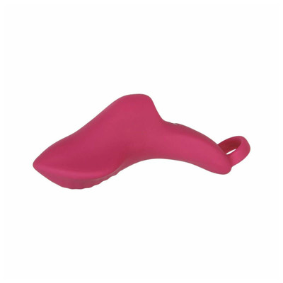 Foto 2 do produto Dedeira Estimuladora de Clitóris em Silicone com 9 Modos de Vibração e Recarregável via Cabo USB - Evolved Frisky Finger | 10,8 x 5 cm