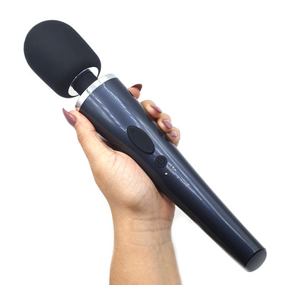 Foto 8 do produto Massageador Recarregável com Cabeça Flexível e 10 Modos de Vibração Potentes - Evolved Mighty Metallic Wand