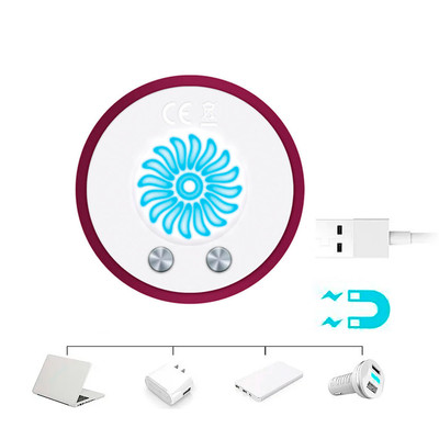 Foto 5 do produto Cápsula Vibratória Recarregável em ABS Aveludado com 9 Modos de Vibração Potentes - Evolved Mighty Thick | 8,8 x 2,6 cm