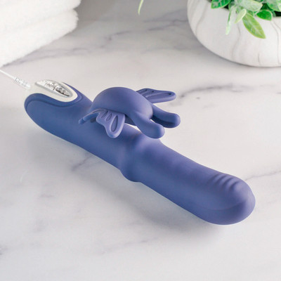 Foto 3 do produto Vibrador de Ponto G e Clitóris Recarregável com Anel Estimulador de Eixo Móvel e 8 Modos de Vibração - Evolved Put A Ring On It | 12,8 x 3,3 cm