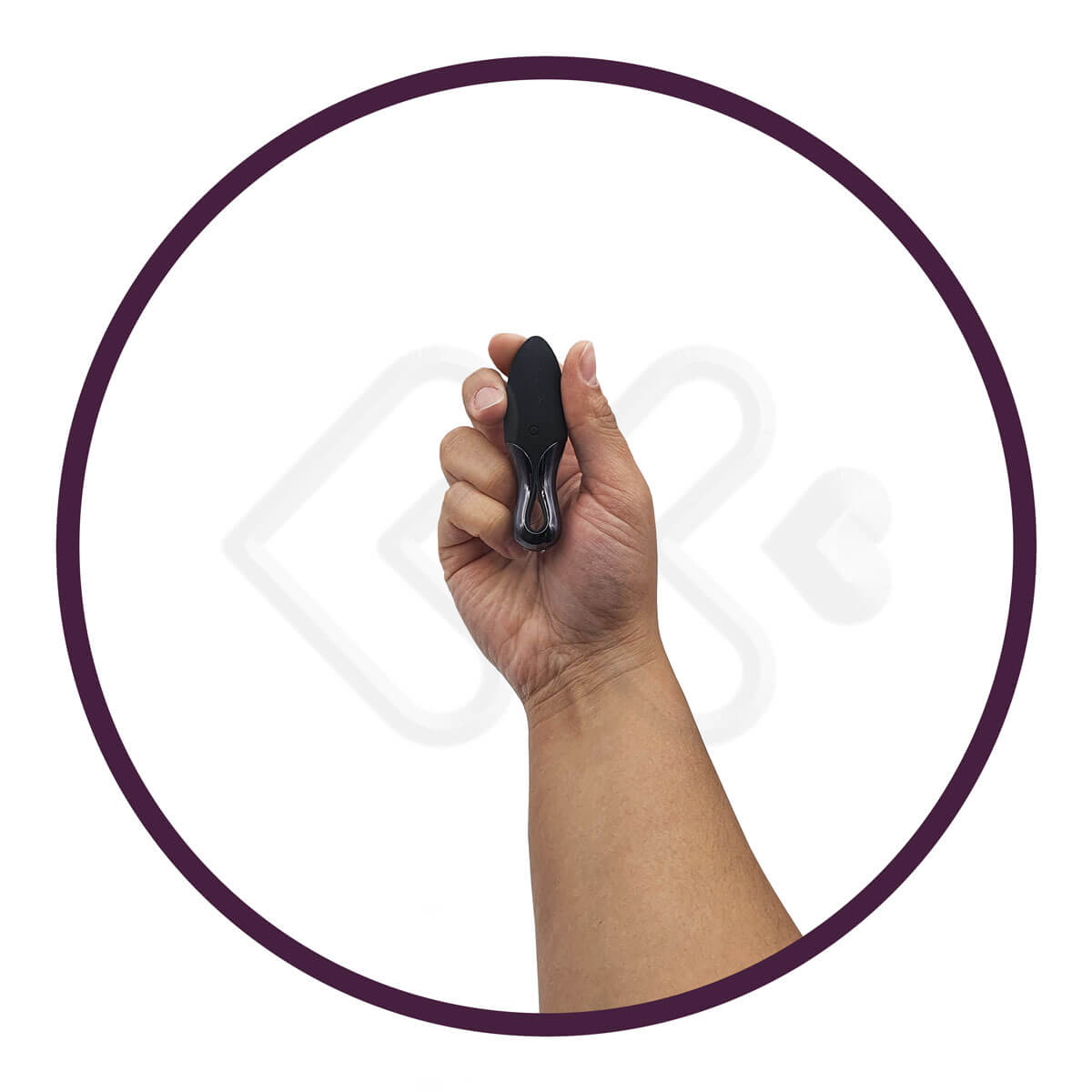 Mini Cápsula Vibratória em Silicone e ABS com 7 Modos de Vibração - Evolved Teardrop | 7,5 x 2,2 cm - 7