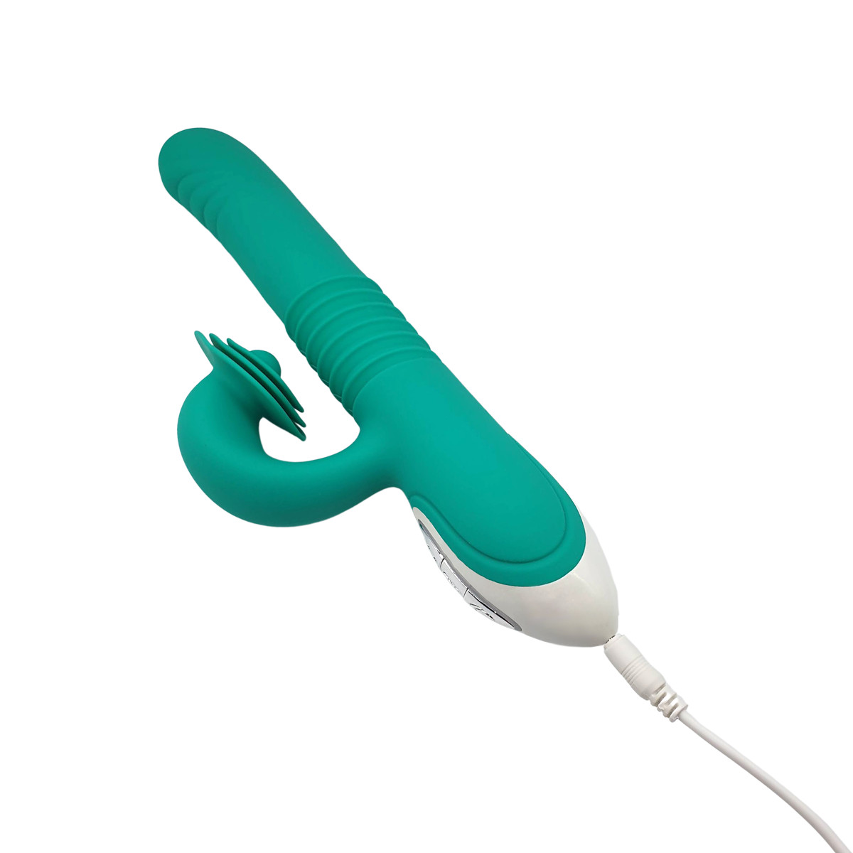 Vibrador Duplo Recarregável com Movimento "Vai e Vem", 8 Modos de Vibração e 3 Rotações - Evolved The Show Stopper | 15 x 3,3 cm - 6