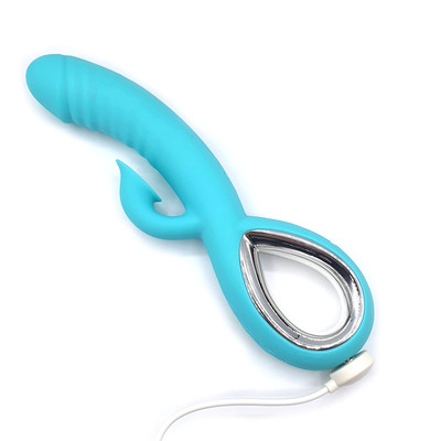 Foto 6 do produto Vibrador Estimulador de Ponto G e Clitóris Recarregável com 5 Modos de Sucção, 8 Vibrações e Função de Aquecimento - Evolved Triple Infinity | 12 x 3,2 cm