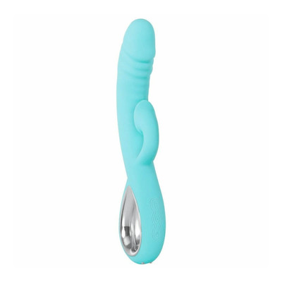 Vibrador Estimulador de Ponto G e Clitóris Recarregável com 5 Modos de Sucção, 8 Vibrações e Função de Aquecimento - Evolved Triple Infinity | 12 x 3,2 cm