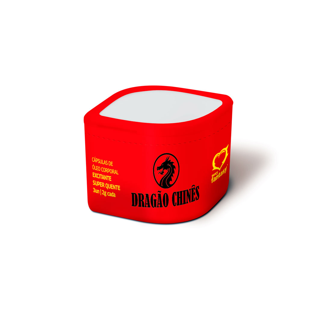 Excitante Unissex em Cápsulas de Óleo com Efeito de Aquecimento - Sexy Fantasy Dragão Chinês | 3 Unidades - 2
