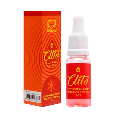 Excitante Unissex em Gotas com Efeito de Esfria e Esquenta - Clito Sexy Fantasy | 17g