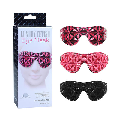 Foto 1 do produto Venda para Olhos em Couro Ecológico e Vinil - Luxury Fetish Eye Mask | Tamanho Único | Disponível em 3 Cores