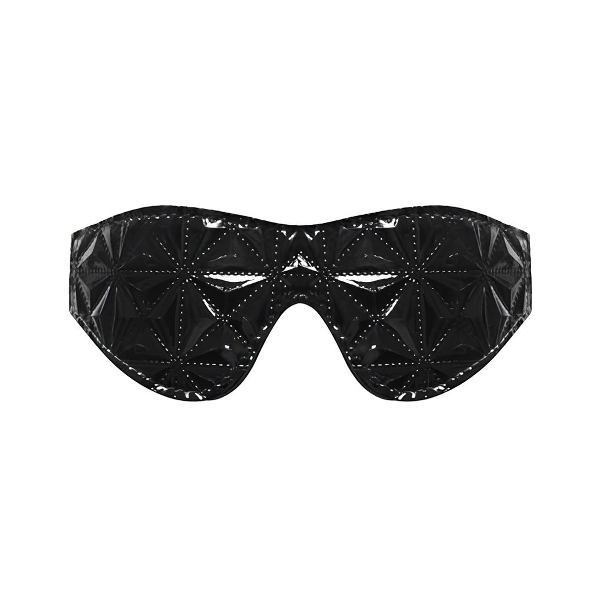 Venda para Olhos em Couro Ecológico e Vinil - Luxury Fetish Eye Mask | Tamanho Único | Disponível em 3 Cores - 2
