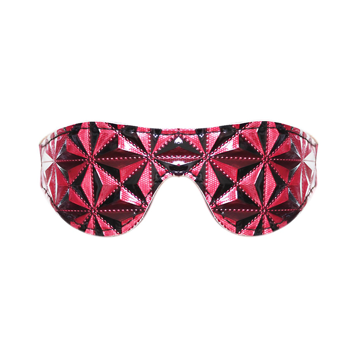 Venda para Olhos em Couro Ecológico e Vinil - Luxury Fetish Eye Mask | Tamanho Único | Disponível em 3 Cores - 4