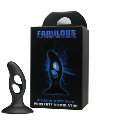Foto 1 do produto Fabulous - Estimulador de Próstata Flexível em Silicone com Estimulador de Ponto P - 10,5 x 3 CM