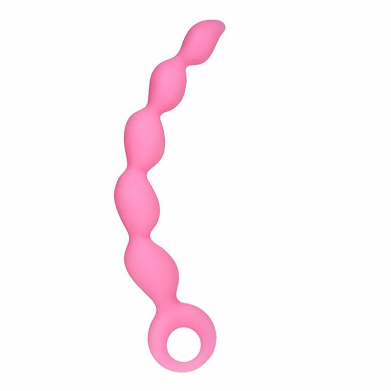 Plug Anal com Esferas em Tamanhos Gradativaos - Fabulous Lover - 20,5 cm | Cor: Rosa - 2