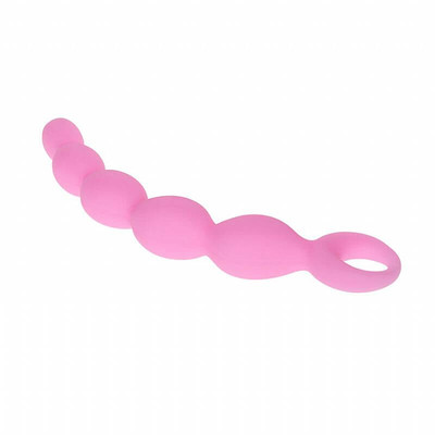 Foto 4 do produto Plug Anal com Esferas em Tamanhos Gradativaos - Fabulous Lover - 20,5 cm | Cor: Rosa