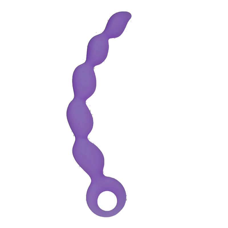 Plug Anal com Esferas em Tamanhos Gradativos - Fabulous Lover - 20,5 cm | Cor: Roxo - 1