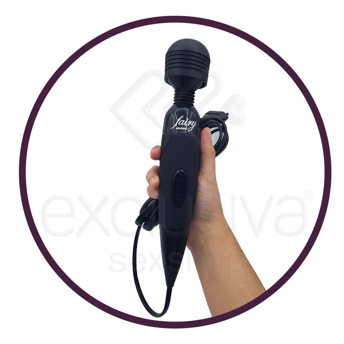 Massageador Corporal Elétrico com 16 Modos de Vibrações - Fairy Mini - 25,5 x 4,5 cm | Disponível em 6 Cores - 13