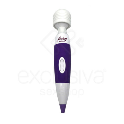 Foto 1 do produto Massageador Corporal Elétrico com 16 Modos de Vibrações - Fairy Mini - 25,5 x 4,5 cm | Disponível em 6 Cores