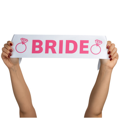 Faixa de Cetim "BRIDE" - Festachic | 80 cm