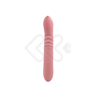 Foto 3 do produto Vibrador de Ponto G com Estimulador de Clitóris, 3 Modos de Rotação, Aquecimento e 36 Modos de Vibração - Fanny - 14,3 x 3,4 cm