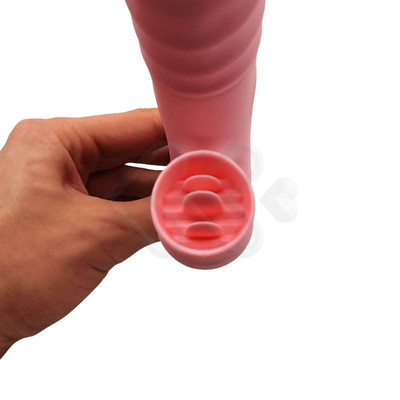 Foto 7 do produto Vibrador de Ponto G com Estimulador de Clitóris, 3 Modos de Rotação, Aquecimento e 36 Modos de Vibração - Fanny - 14,3 x 3,4 cm