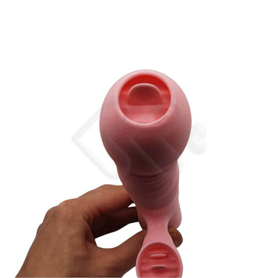 Foto 6 do produto Vibrador de Ponto G com Estimulador de Clitóris, 3 Modos de Rotação, Aquecimento e 36 Modos de Vibração - Fanny - 14,3 x 3,4 cm